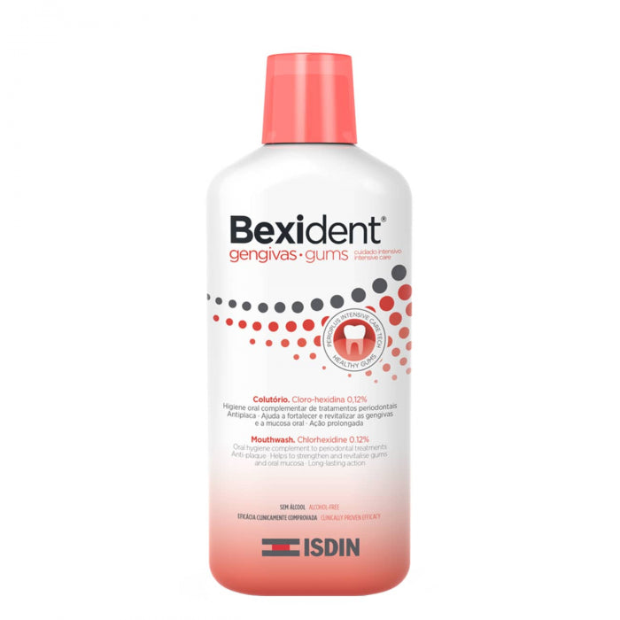 Isdin Bexident Gengivas Elixir Colutório Cloro Hexidina 500ml